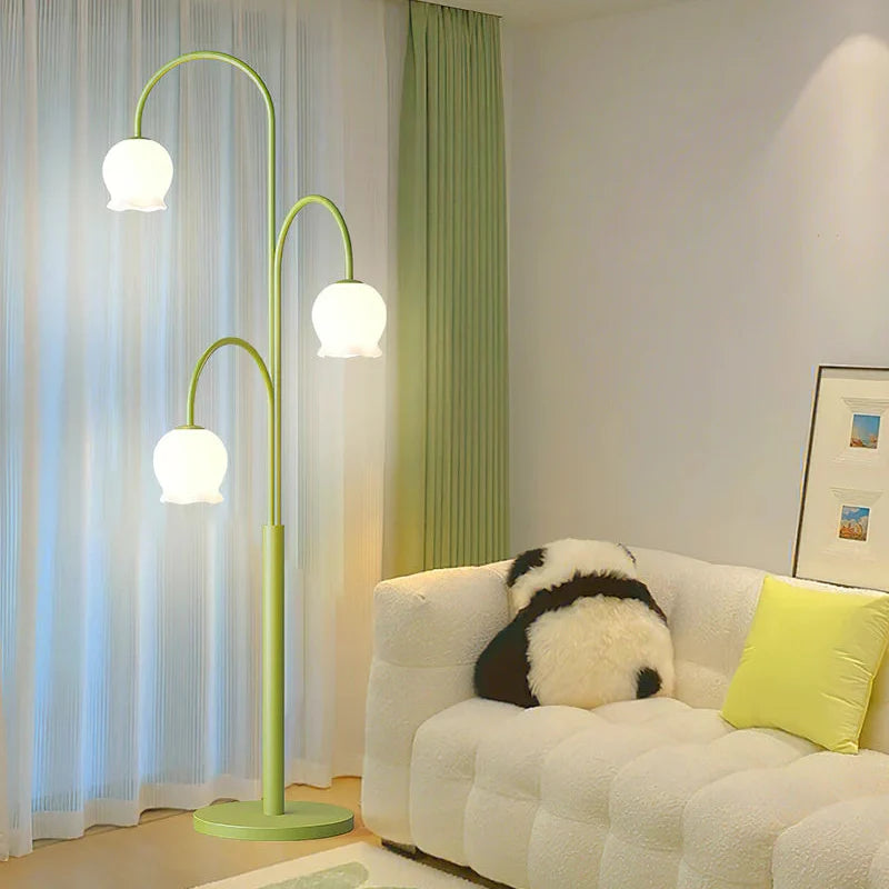 Meadow Glow Green Floor Lamp