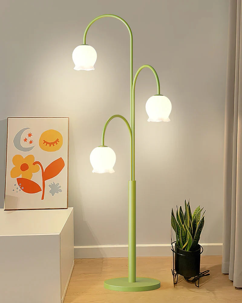Meadow Glow Green Floor Lamp