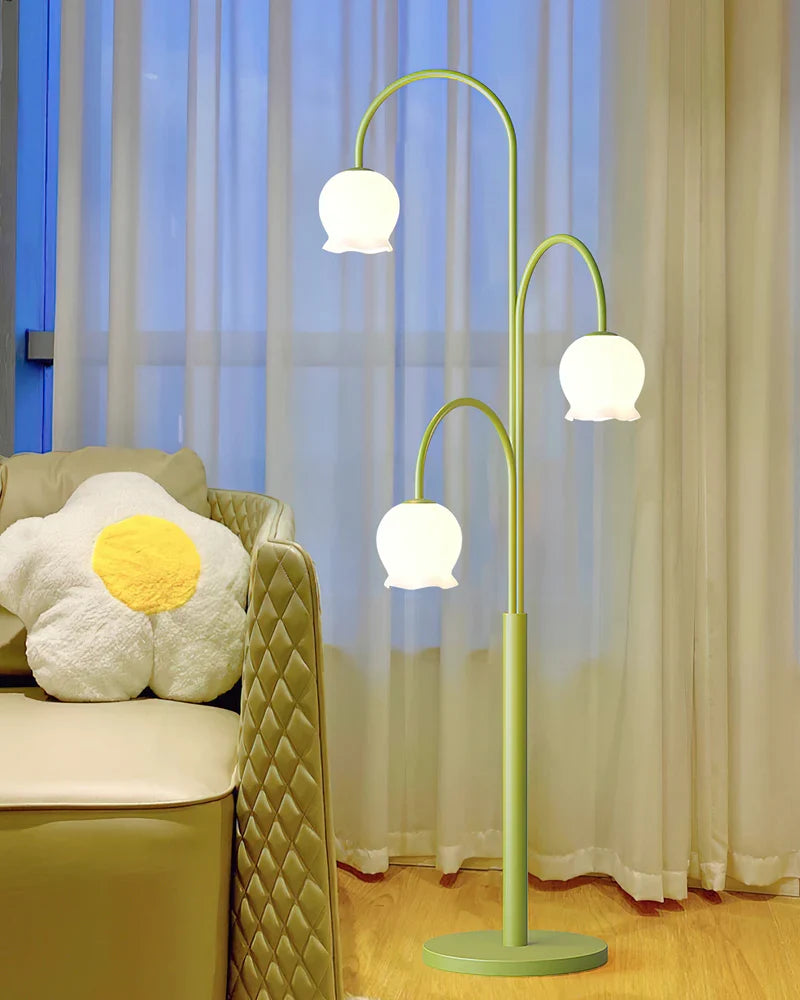 Meadow Glow Green Floor Lamp