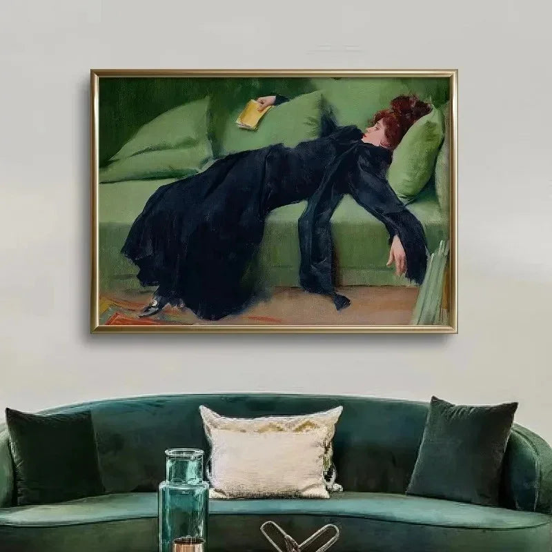 Verdant Muse Canvas Art