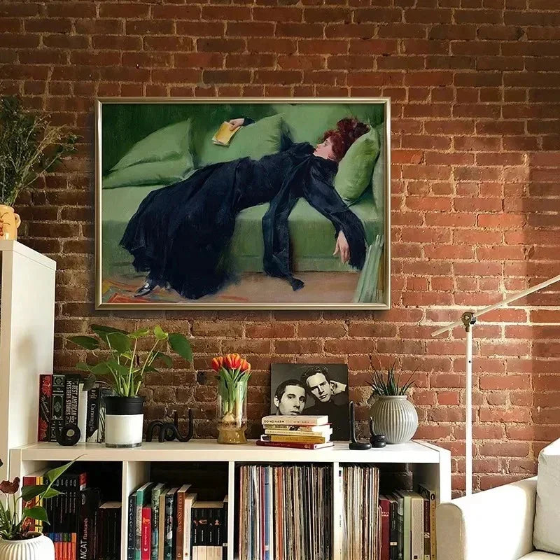 Verdant Muse Canvas Art