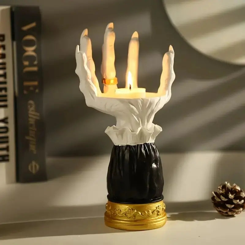 Mystic Hand Candle Holder