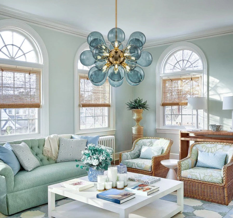 Azure Bubble Chandelier