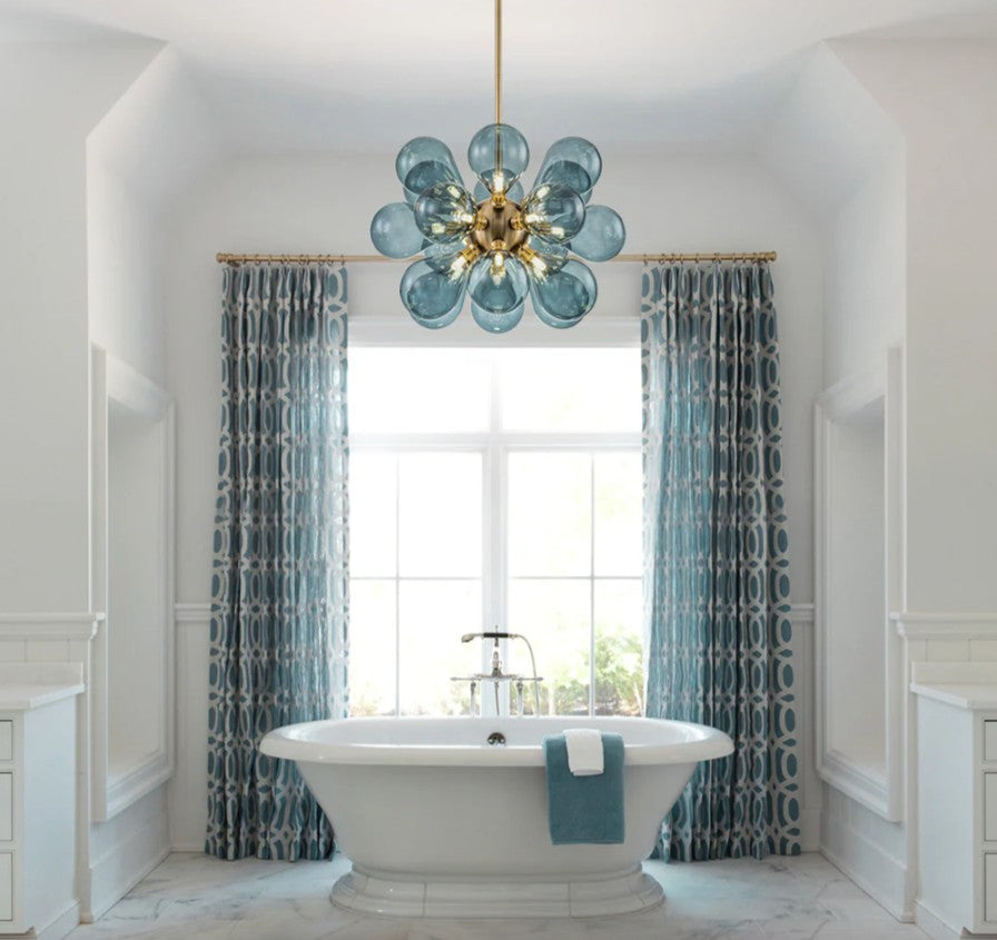 Azure Bubble Chandelier