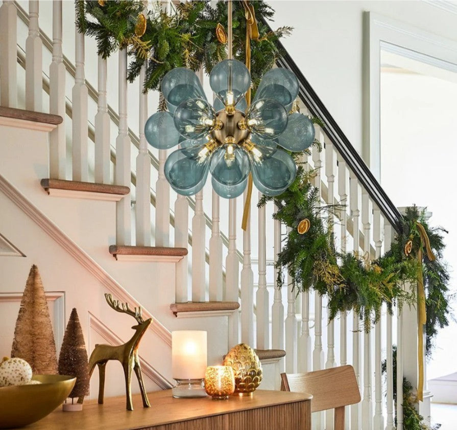 Azure Bubble Chandelier