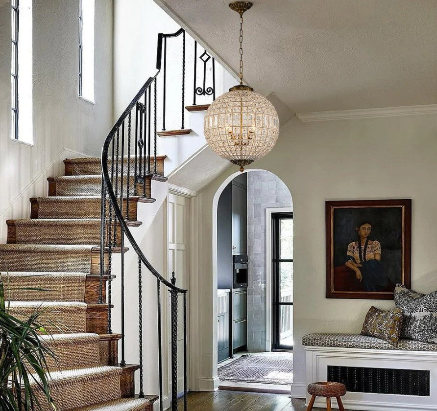 Celeste Crystal Orb Chandelier