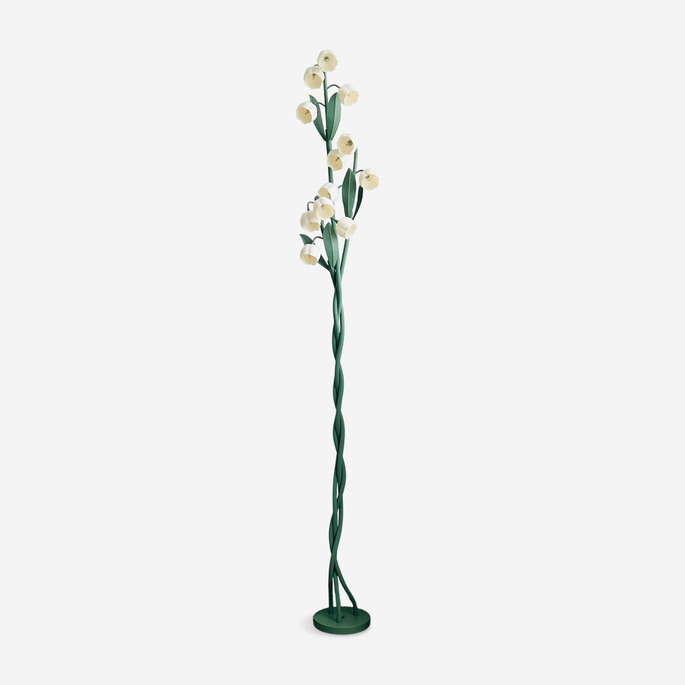 Floréa Bloom Floor Lamp | Metal Frame with Acrylic Petal Shades & USB Base