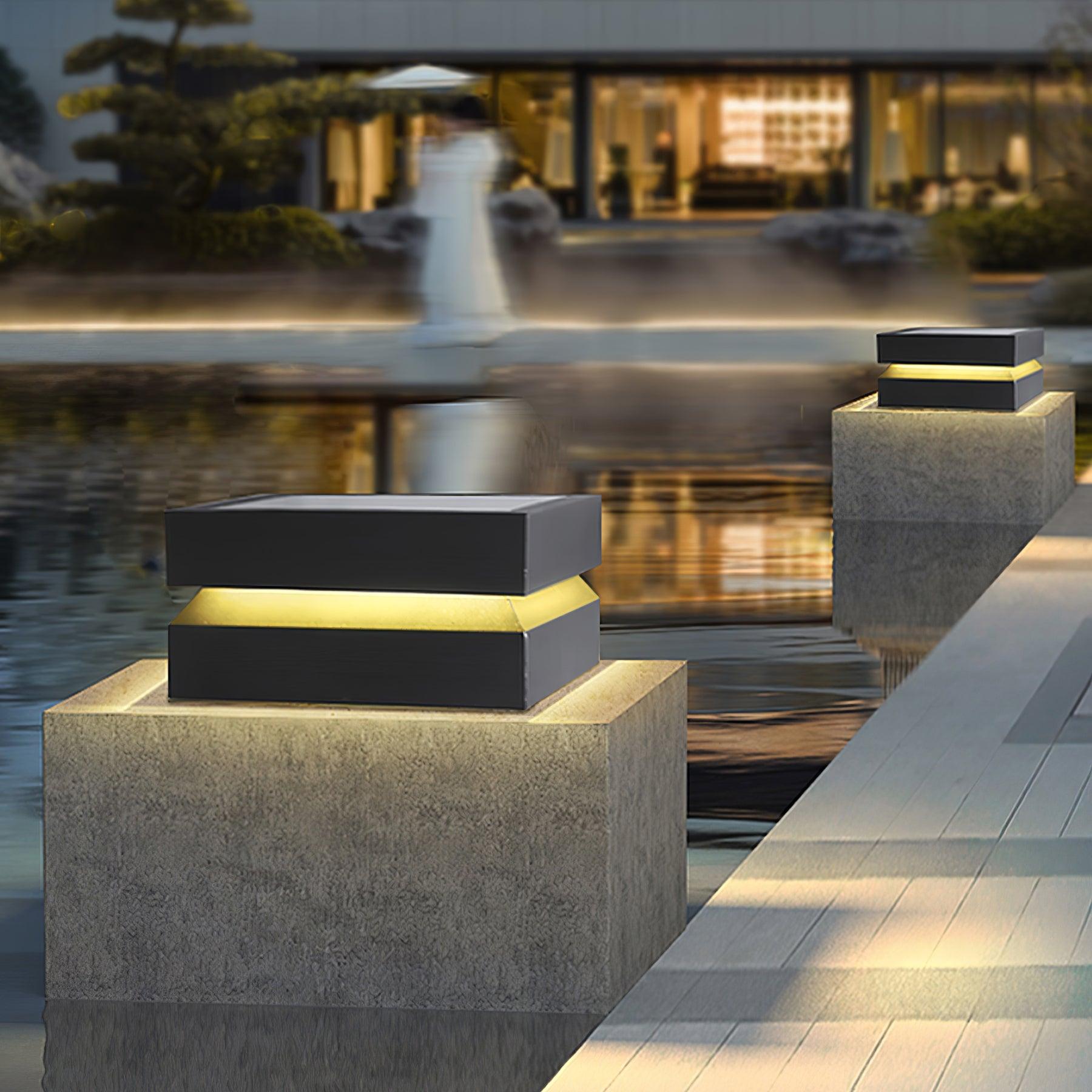 Courtyard Outdoor Light Post
