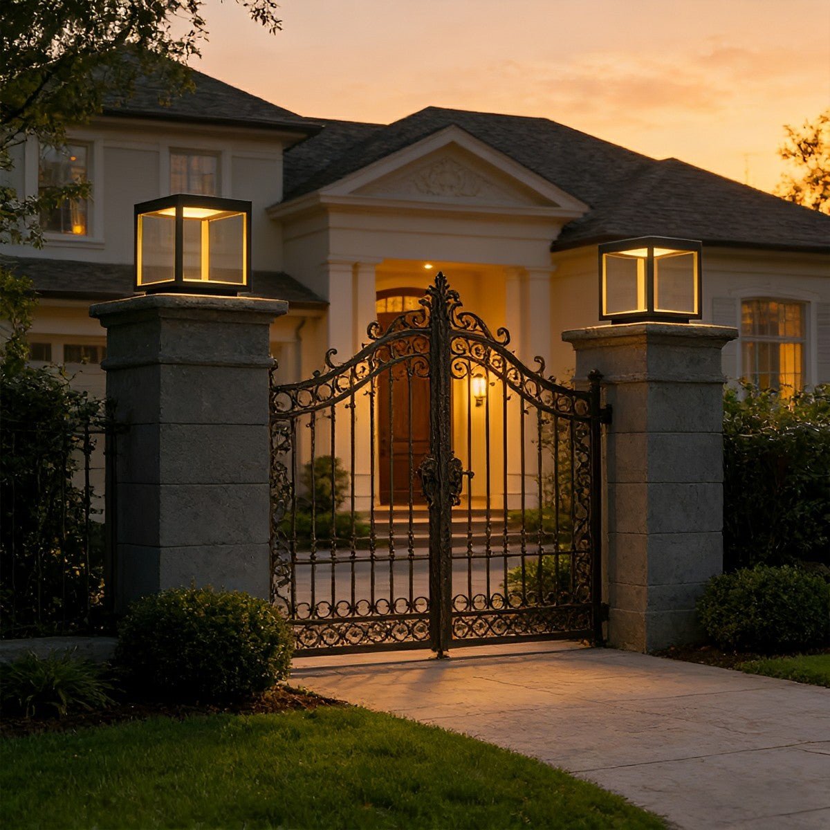 Modern Stainless Steel Outdoor Light