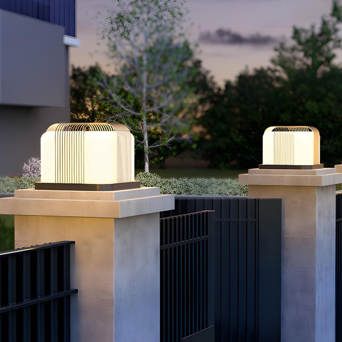 Square Stainless Steel Outdoor Light