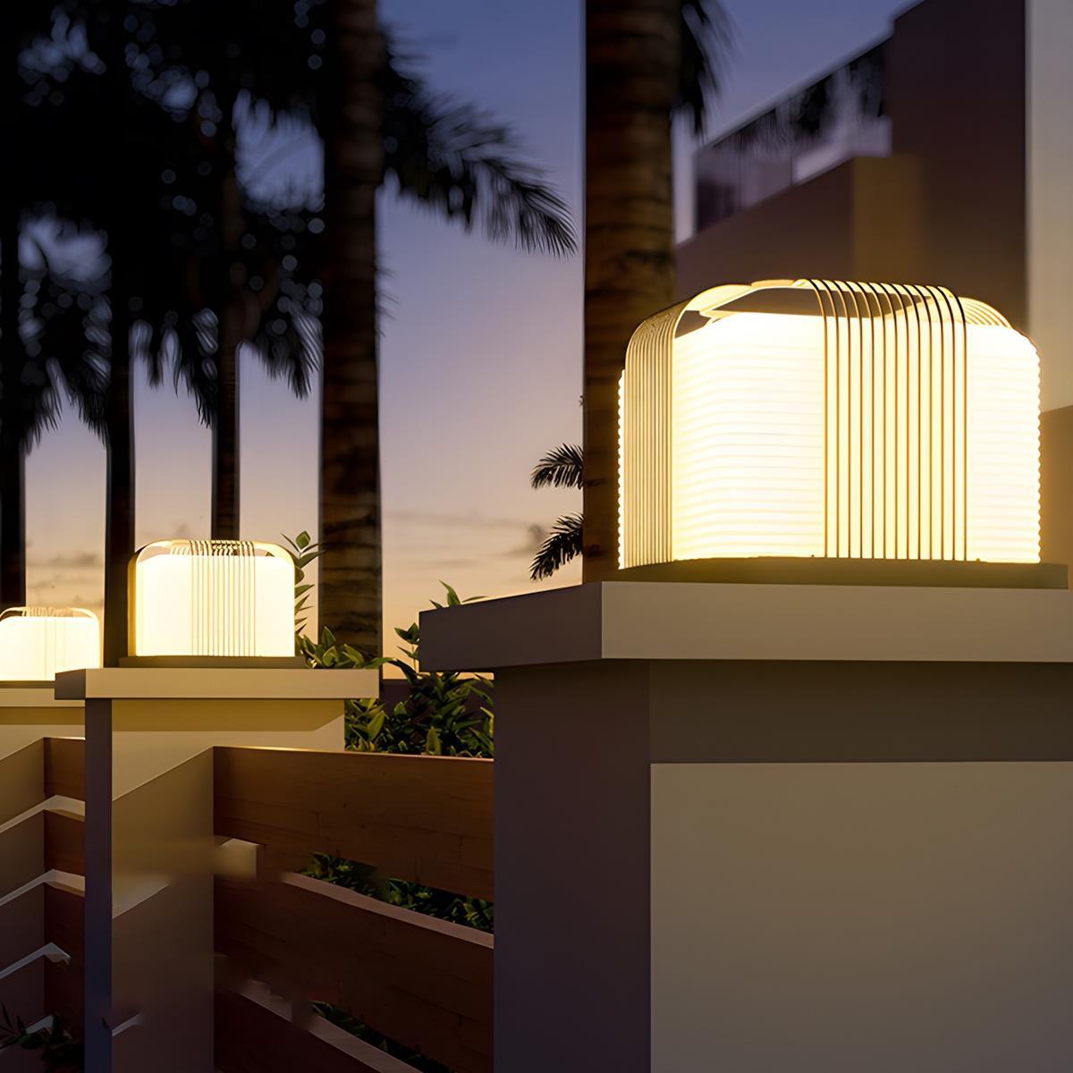 Square Stainless Steel Outdoor Light