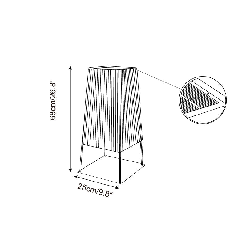 Solaro Outdoor Light | Solar Powered, LED Integrated for Landscape Lighting