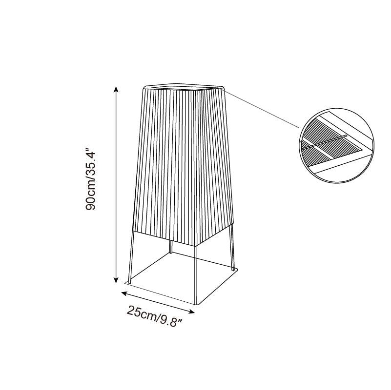 Solaro Outdoor Light | Solar Powered, LED Integrated for Landscape Lighting