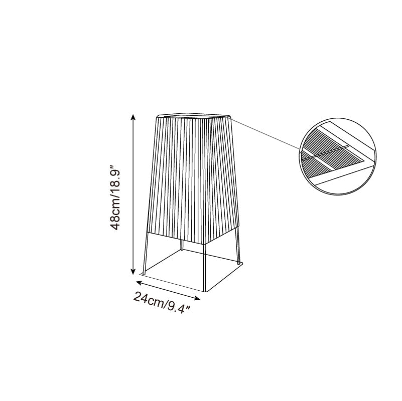 Solaro Outdoor Light | Solar Powered, LED Integrated for Landscape Lighting
