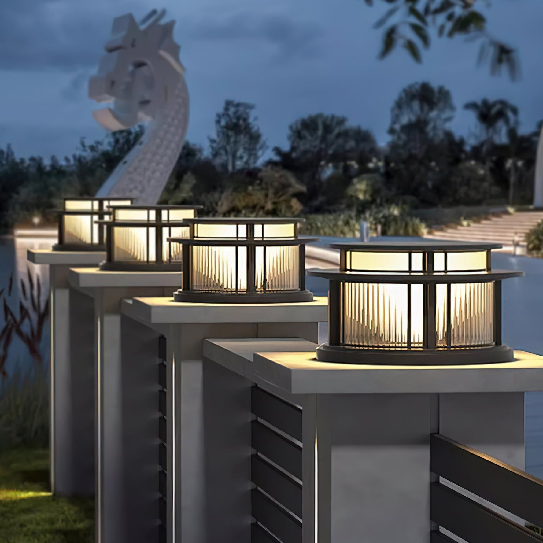 Ellsworth Solar Garden Outdoor Light | Modern Outdoor LED Accent