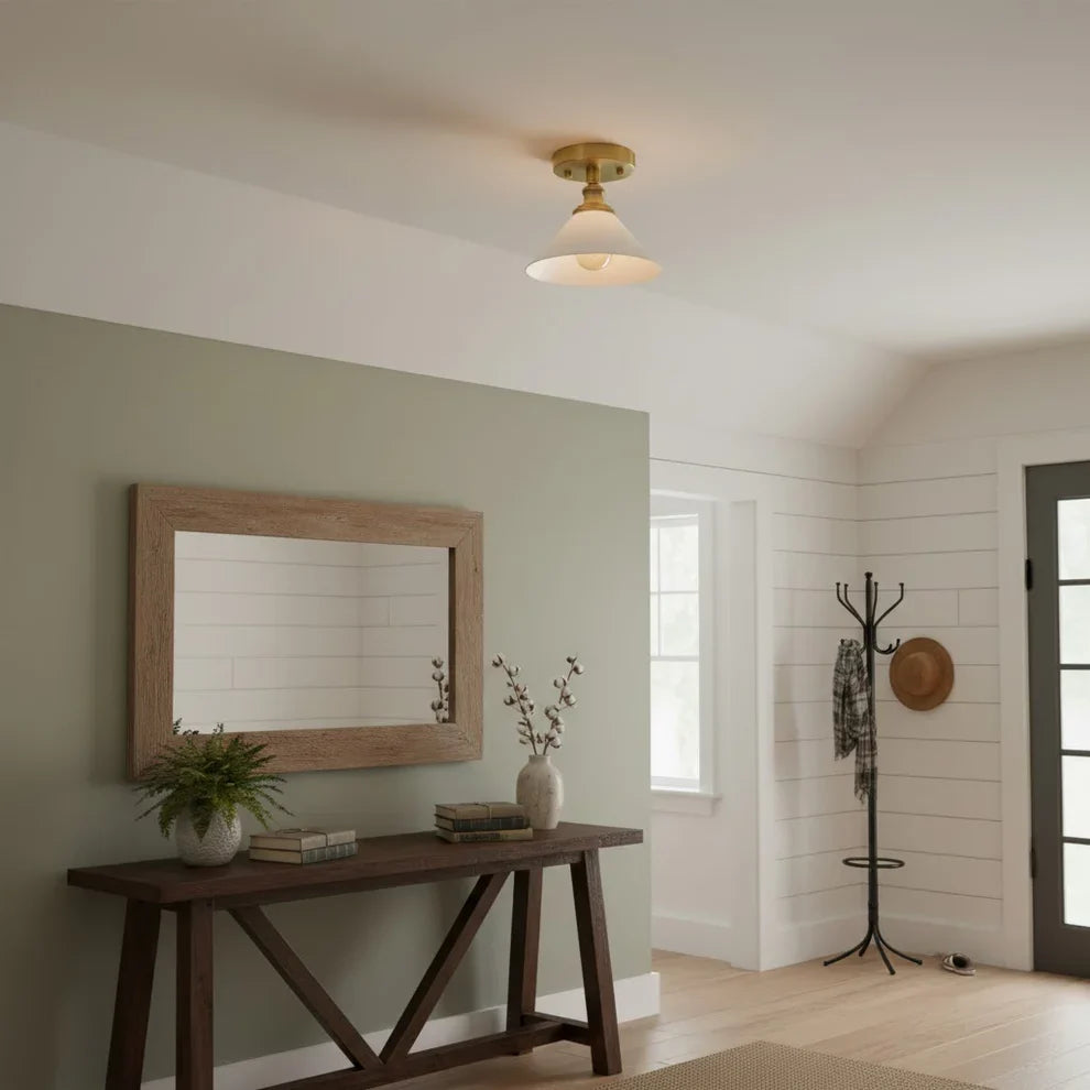 Everleigh Brass Ceiling Lamp