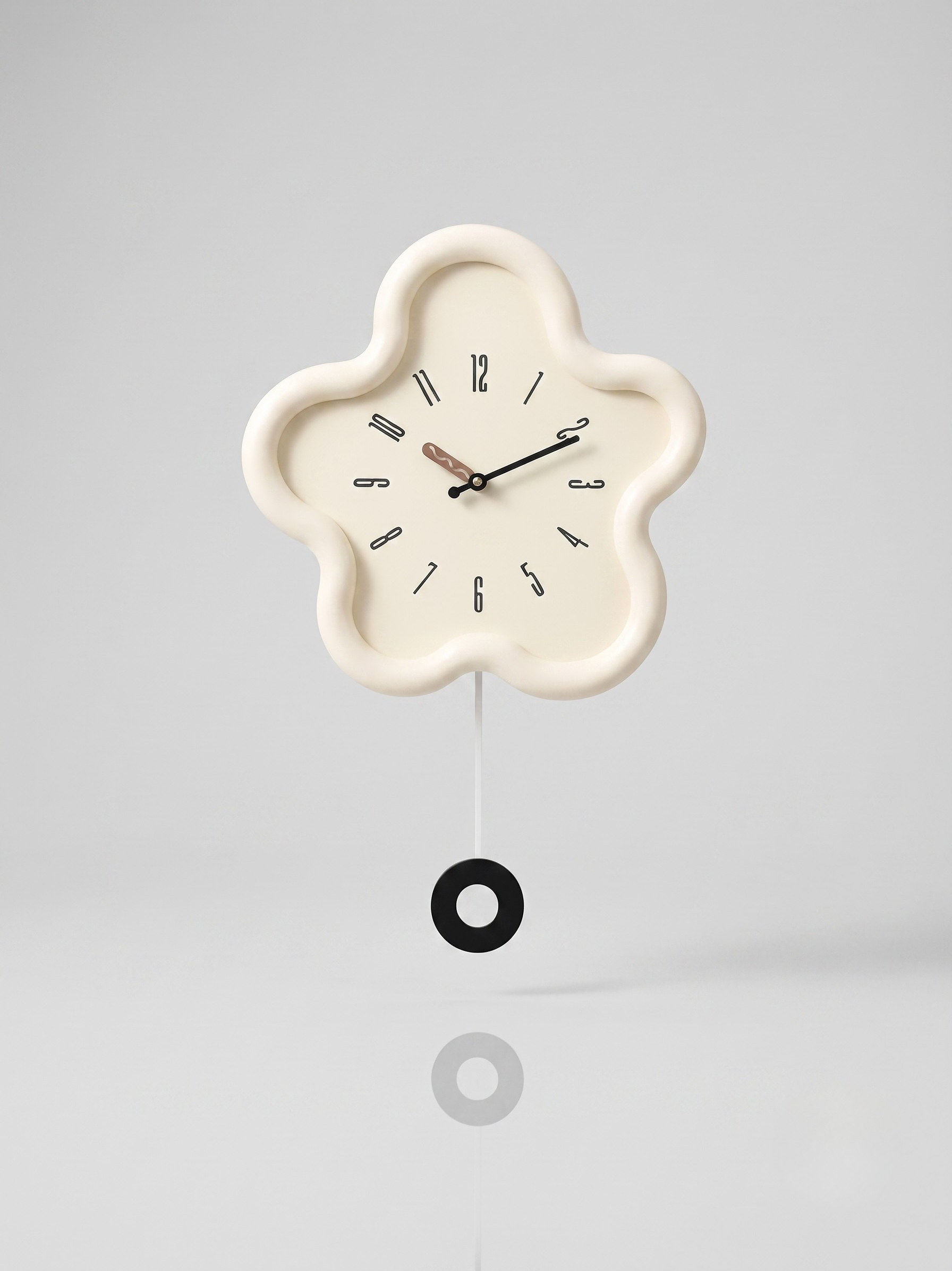 Flora Pendulum Wall Clock