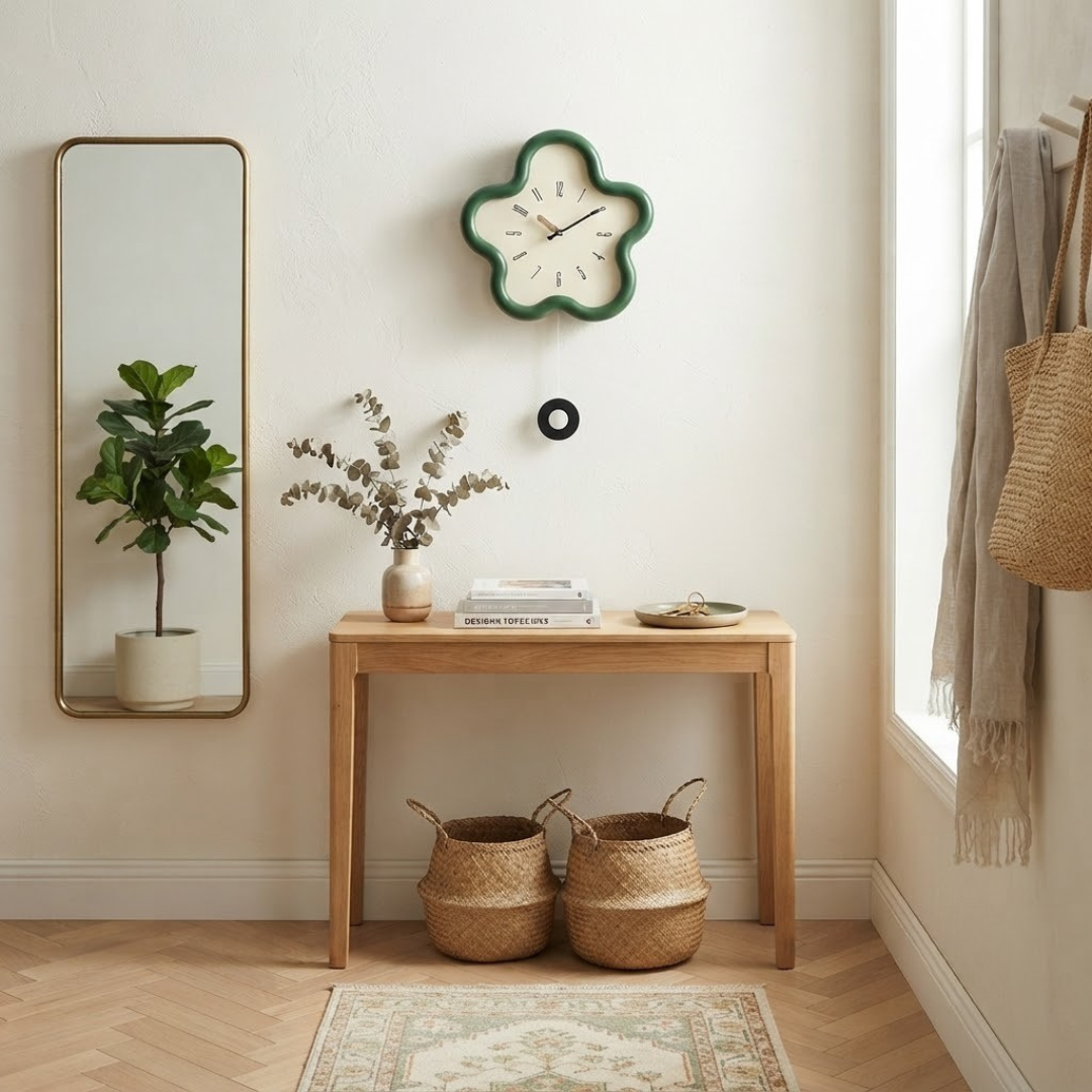 Flora Pendulum Wall Clock