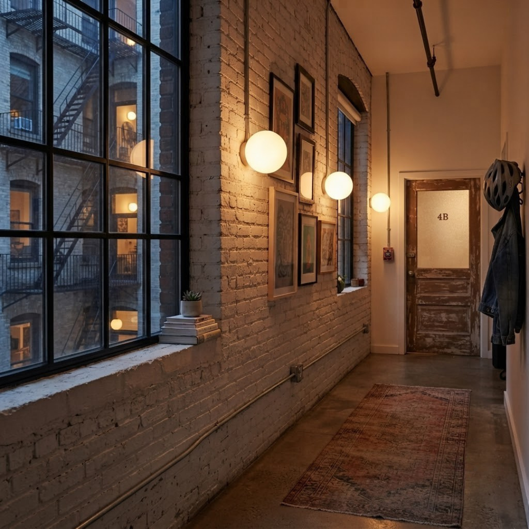 Noa Frosted Glass Wall Lamp