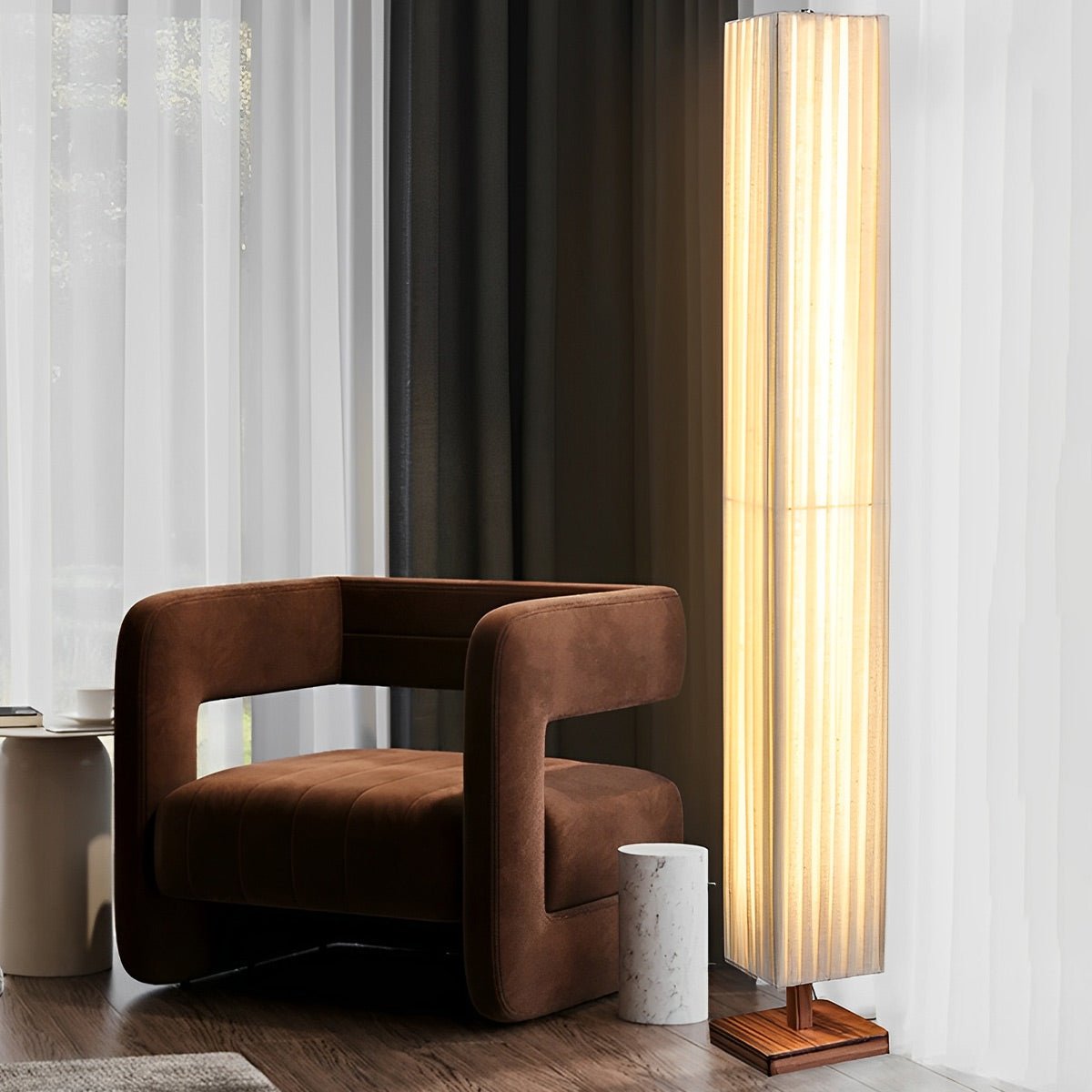 Ellsworth Solid Wood Floor Lamp
