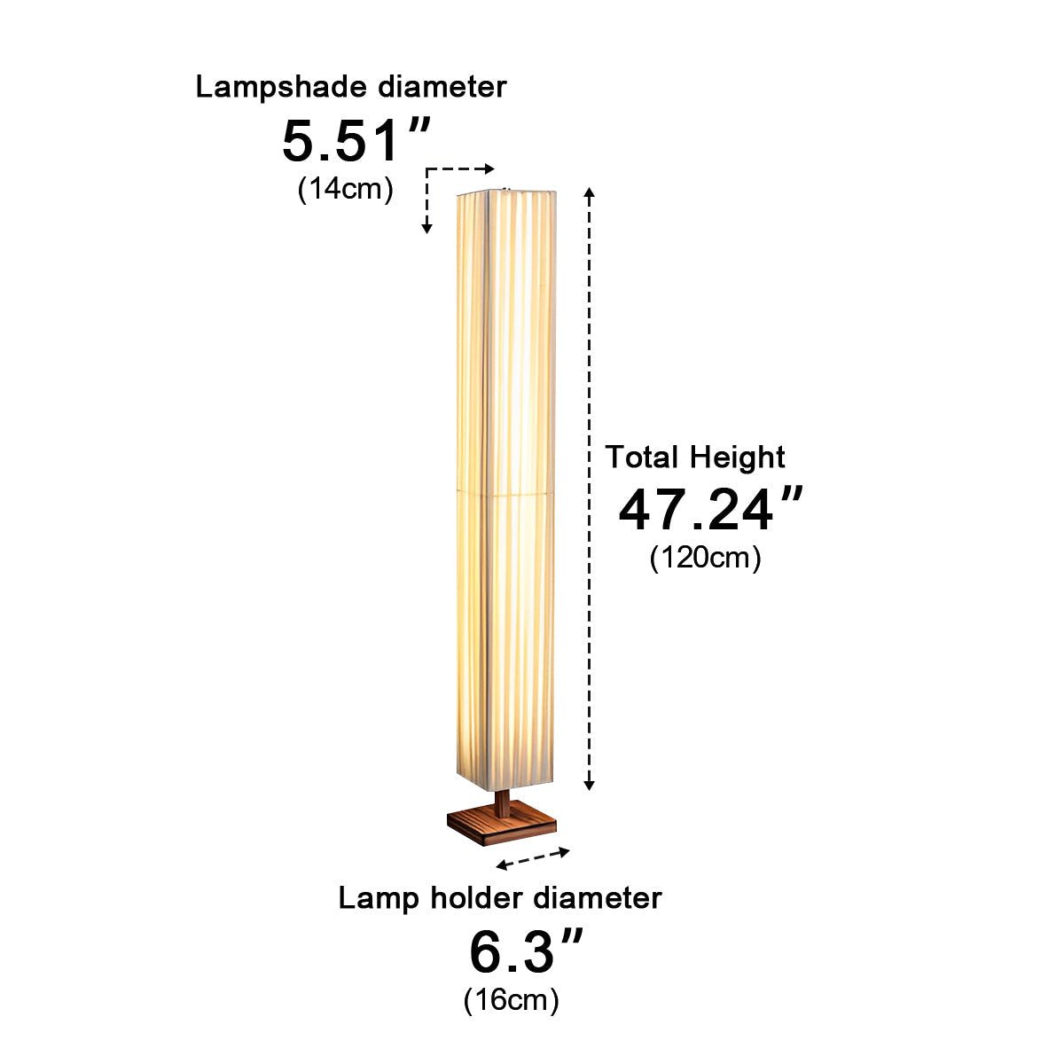 Ellsworth Solid Wood Floor Lamp