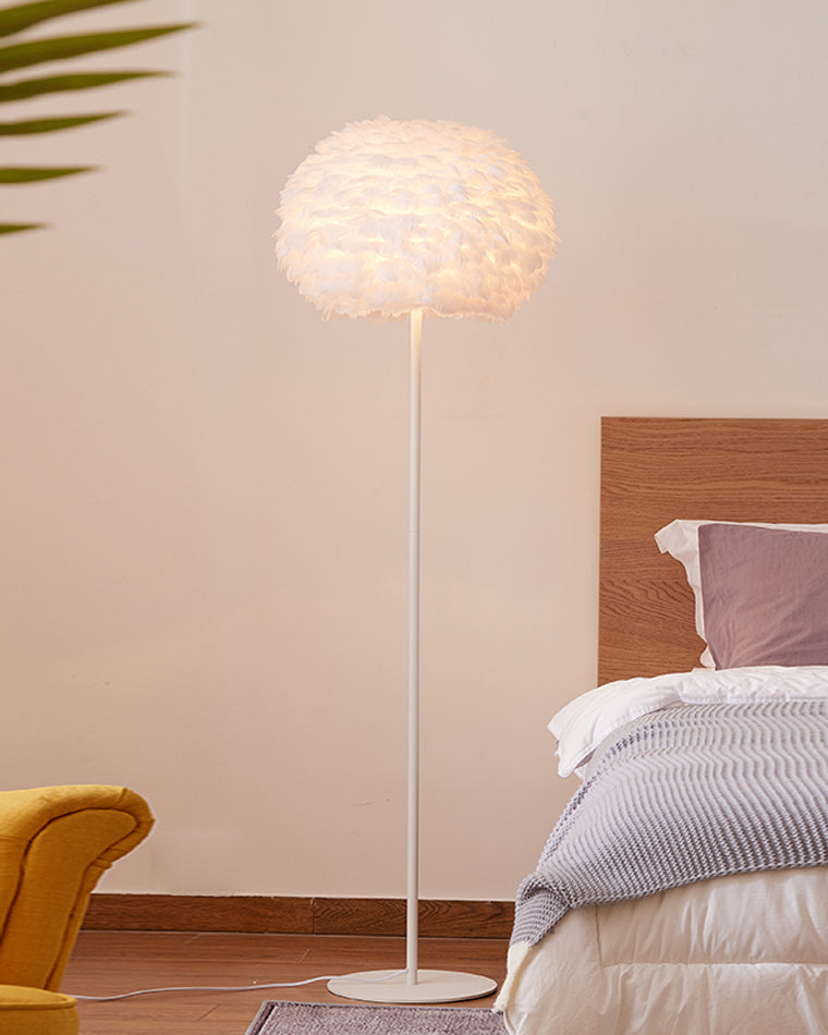 Willo Tripod Floor Lamp | Natural Materials, Modern Ambient Lighting