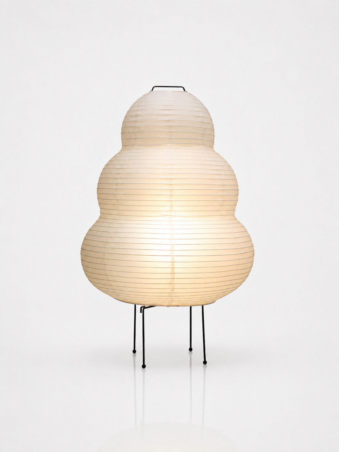 Japanese Rice Paper Table Lamp with 3 Color Temperatures