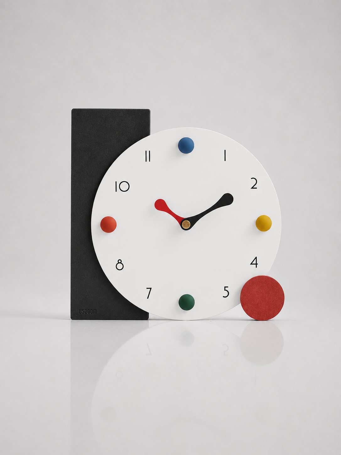 EdgeLine Analog Table Clock