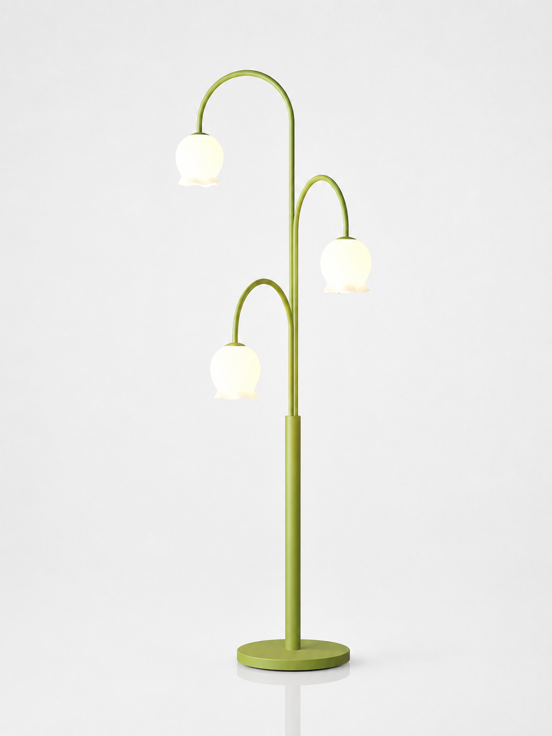 Meadow Glow Green Floor Lamp