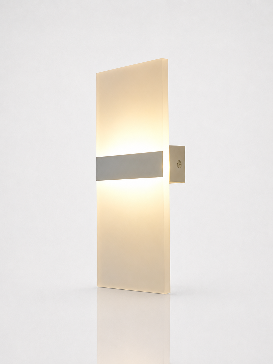 Slim LED Wall Lamp with Acrylic Shade