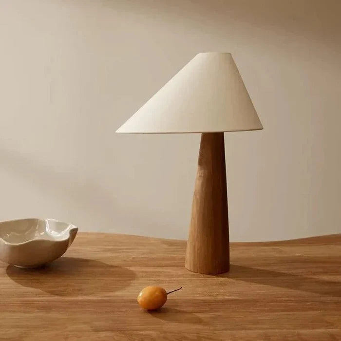 Wood Reading Table Lamp
