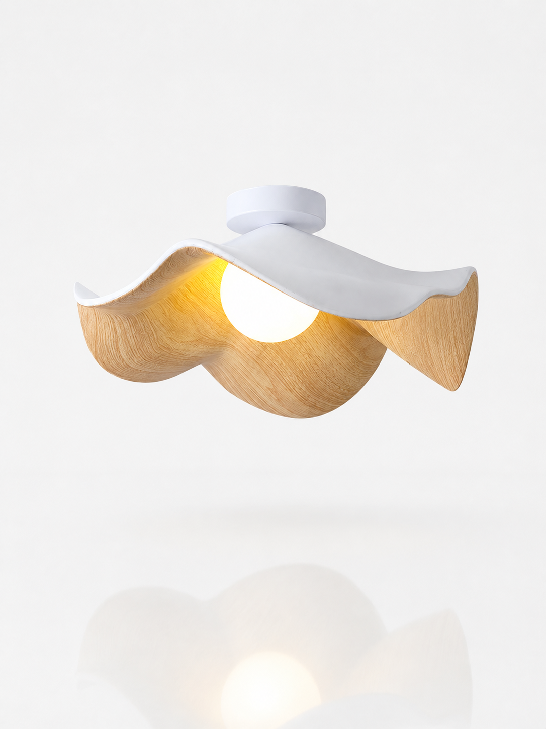 Luma Textured Globe Ceiling Lamp