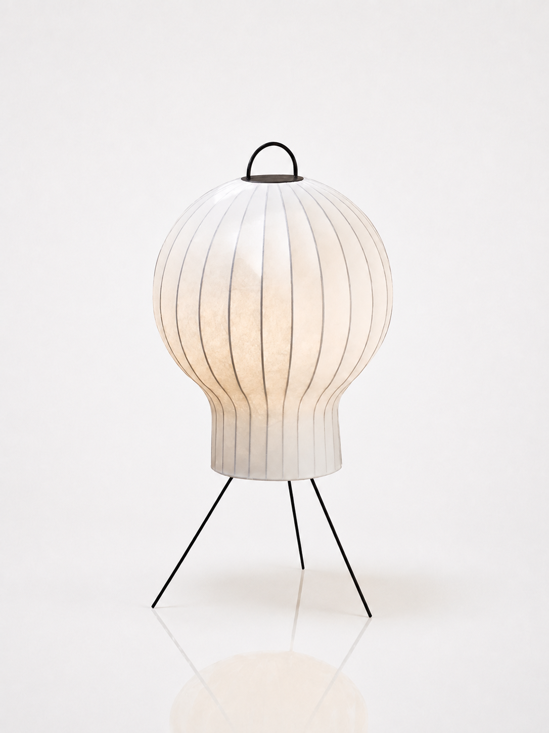 Ravelle Silk Floor Lamp | Handcrafted Shade & Foot Switch