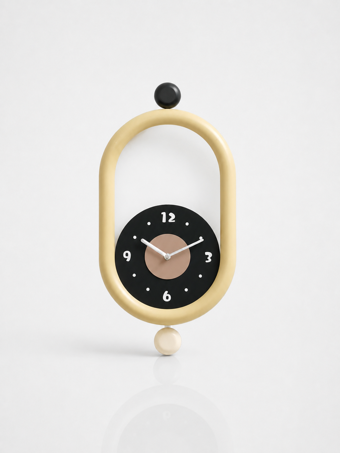 Battery Pendulum Wall Clock | Silent Sweep Movement