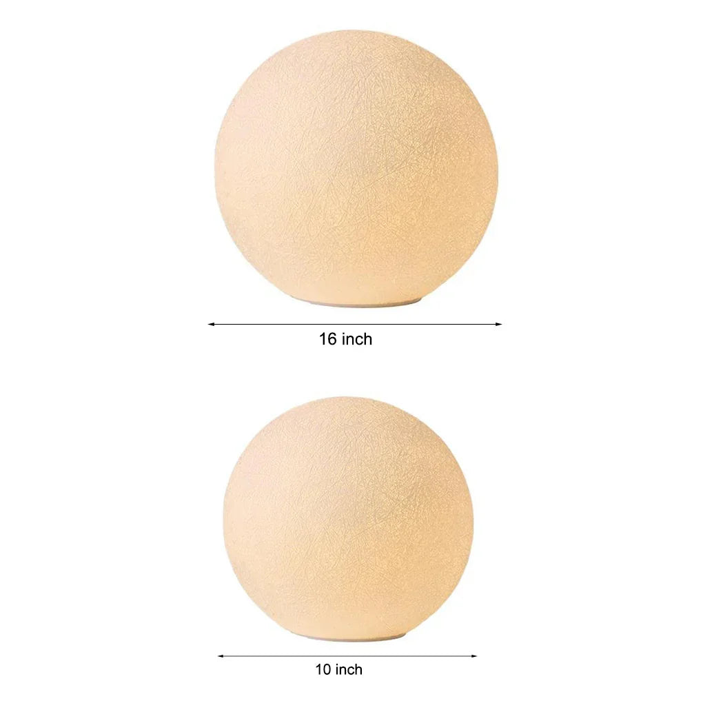 Lunara Moon Globe Pillar Outdoor Light