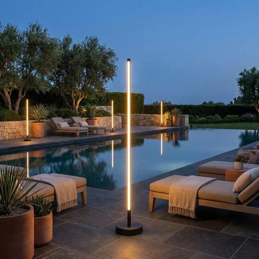 Halo Solar Floor Lamp