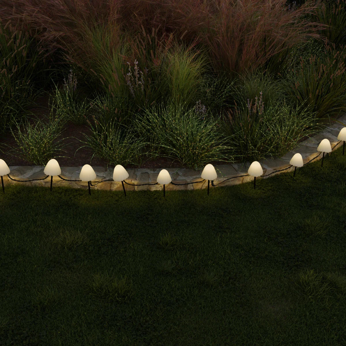 Mushroom Glow Garden Outdoor Light