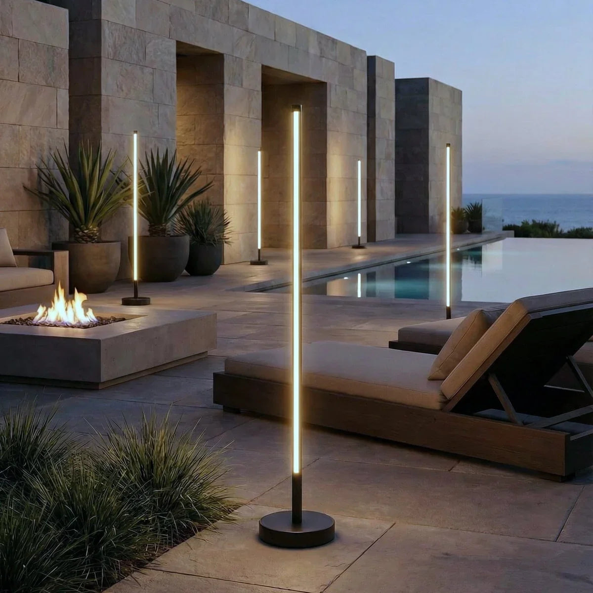 Halo Solar Floor Lamp