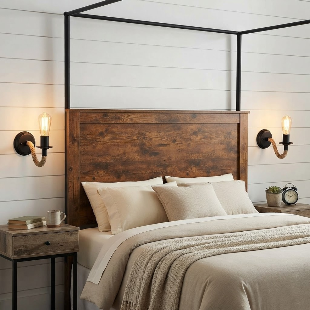 Vintage Rope Wall Lamp