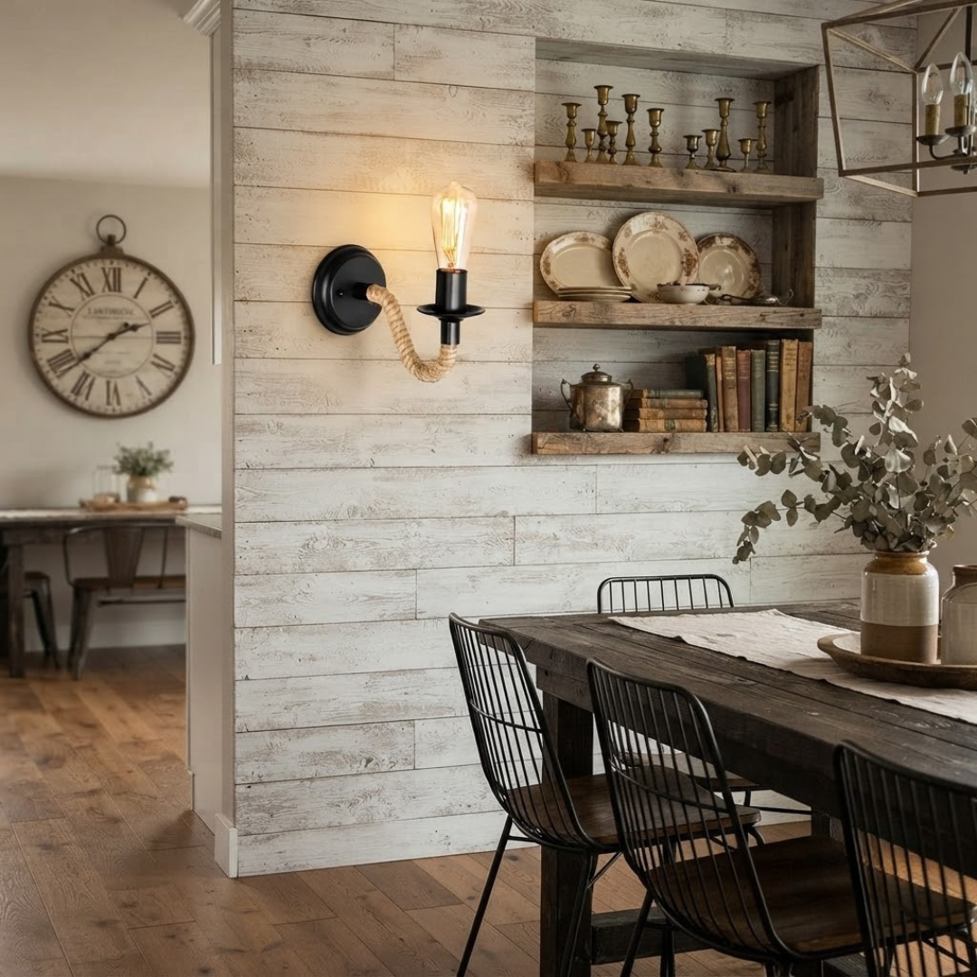 Vintage Rope Wall Lamp