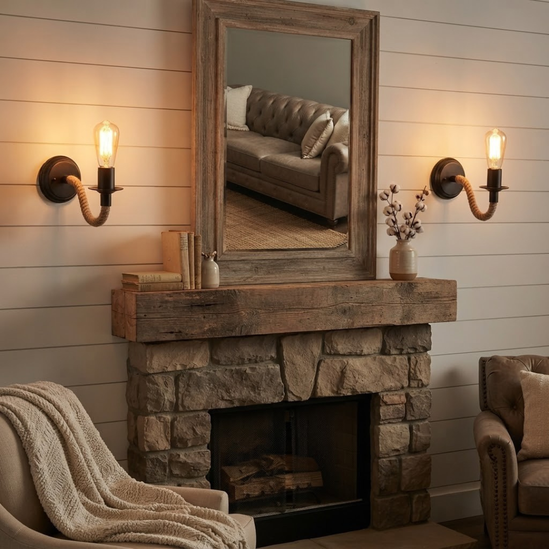 Vintage Rope Wall Lamp