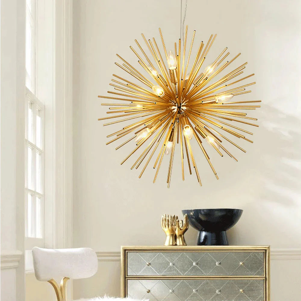 Crown Bloom Iron Chandelier