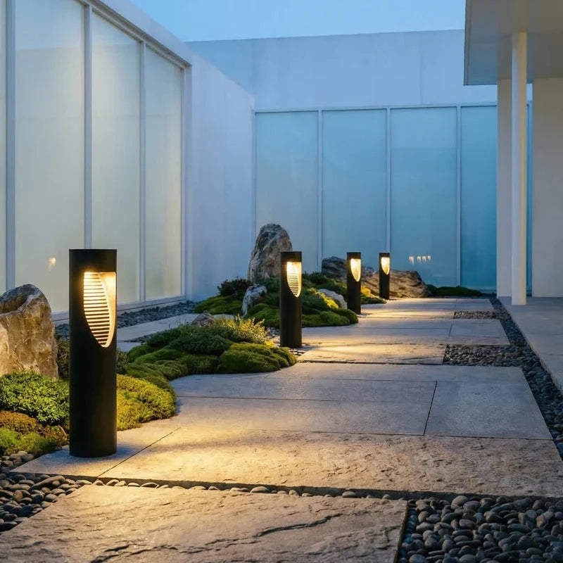 Bamboo-Inspired Outdoor Light