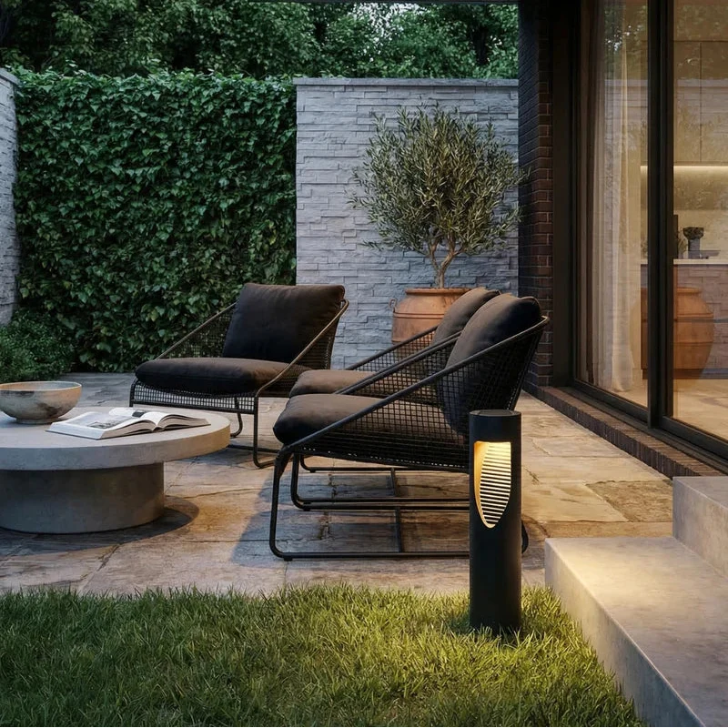 Bamboo-Inspired Outdoor Light