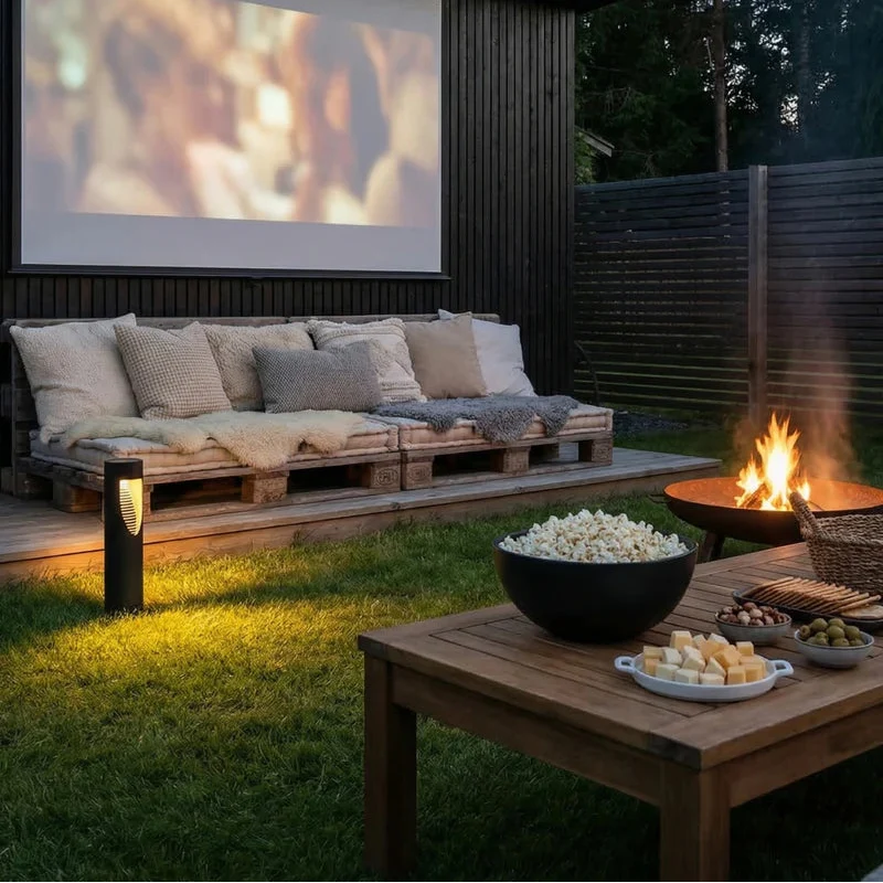 Bamboo-Inspired Outdoor Light