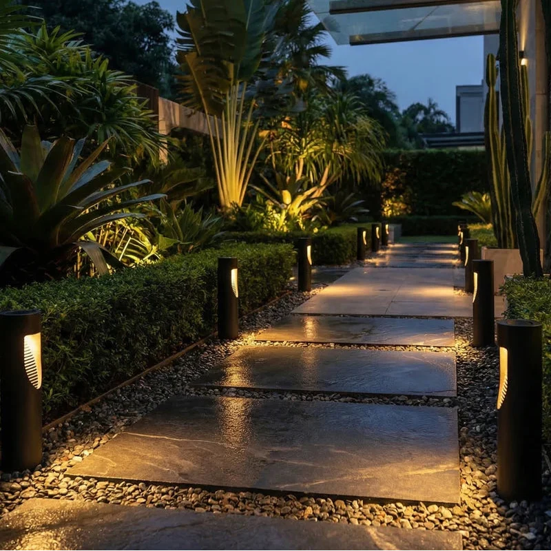 Bamboo-Inspired Outdoor Light