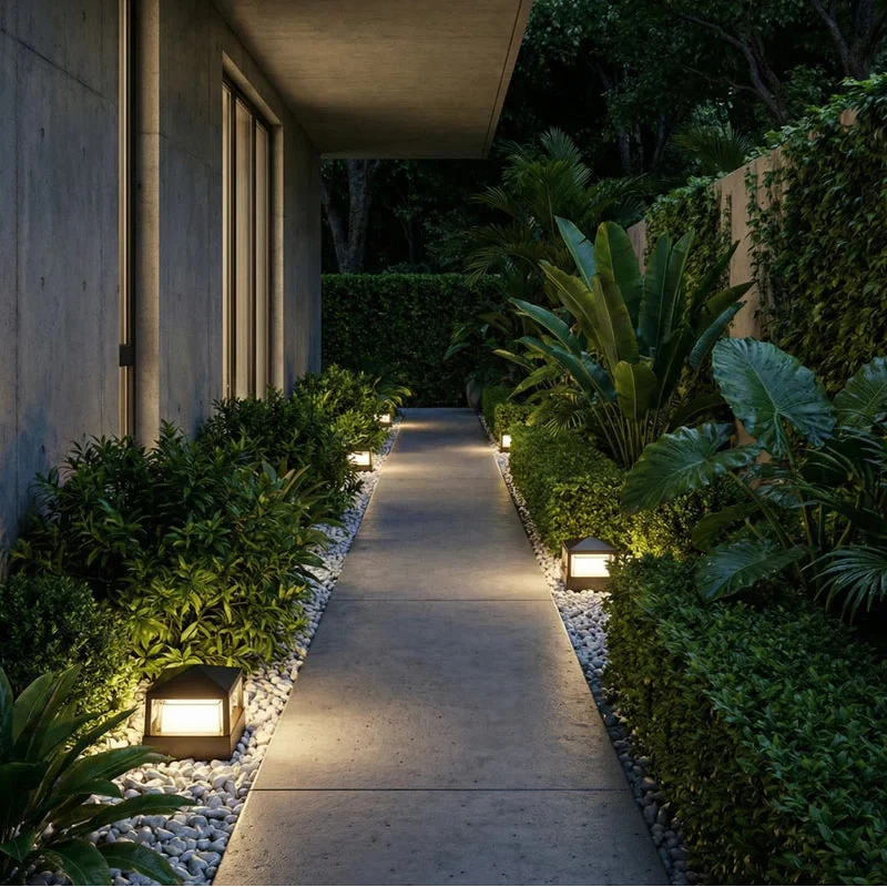 Modern Geometric Outdoor Light