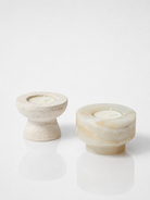 Artisan Stone Candle Holder