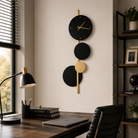 Walnut Pointer Round Wall Clock