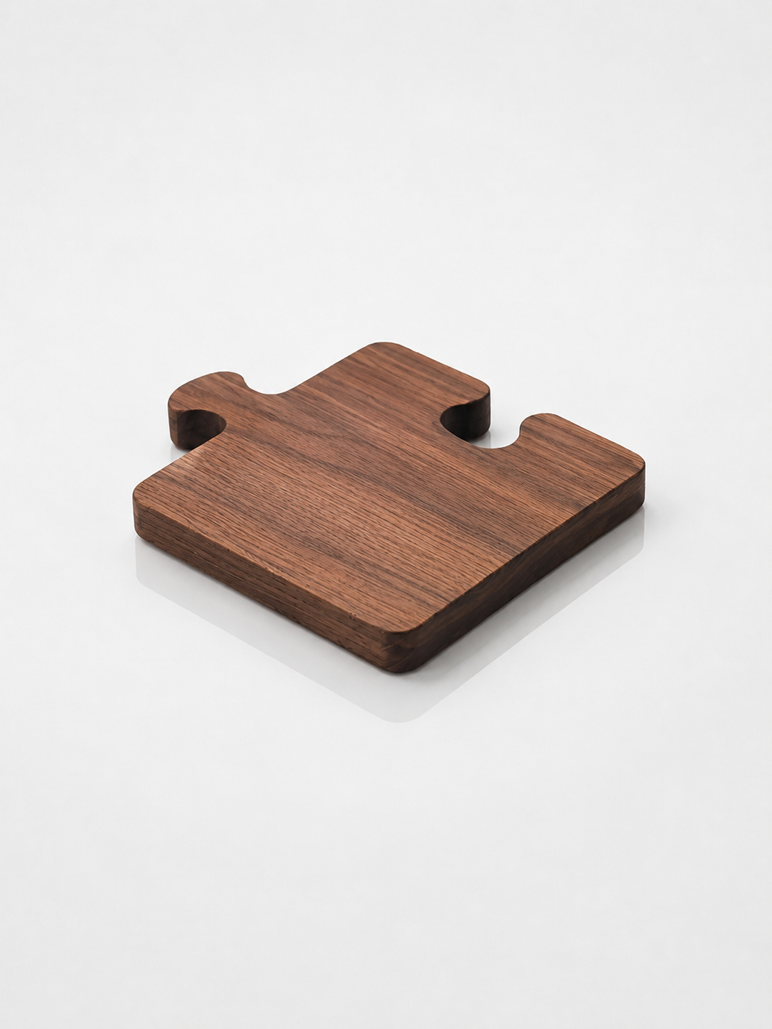 Walnut Puzzle Coaster Set